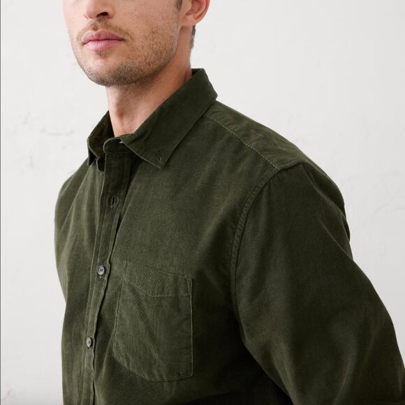 Banana Republic Slim-Fit Fine Wale Corduroy Shirt, Medium/Large, Multi. Colors - Picture 4 of 4